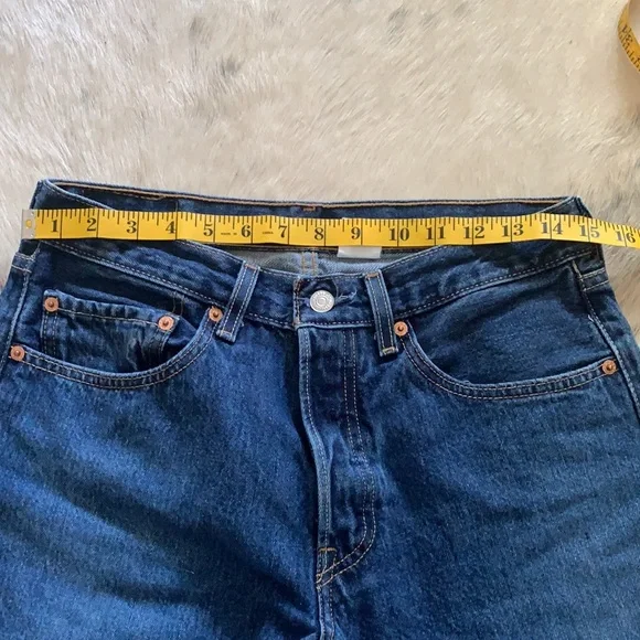 Vintage Levi’s 501 Straight-Leg Non-Stretch 100% Cotton Denim Jeans W31 L30 - Picture 14 of 15